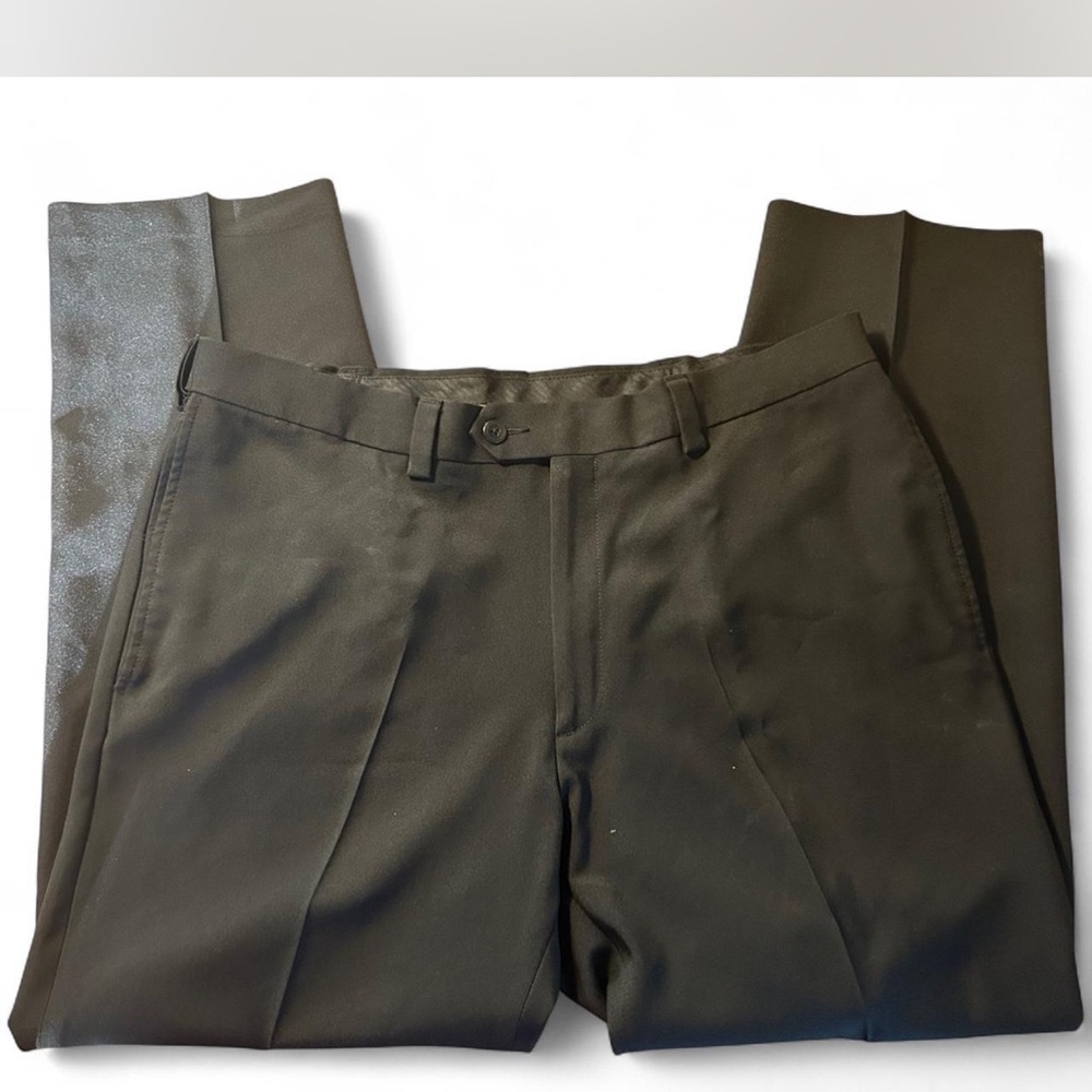 Haggar Men's Dark Gray Dress Pants